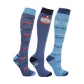 HyFashion Christmas Socks Reindeer 3 Pack